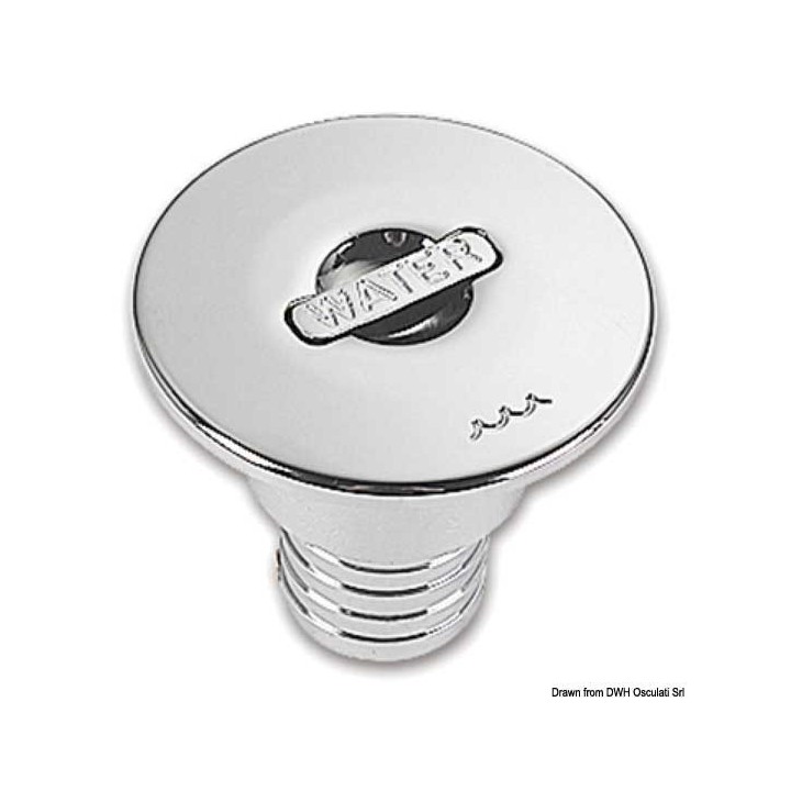 Bouchon en laiton chromé   