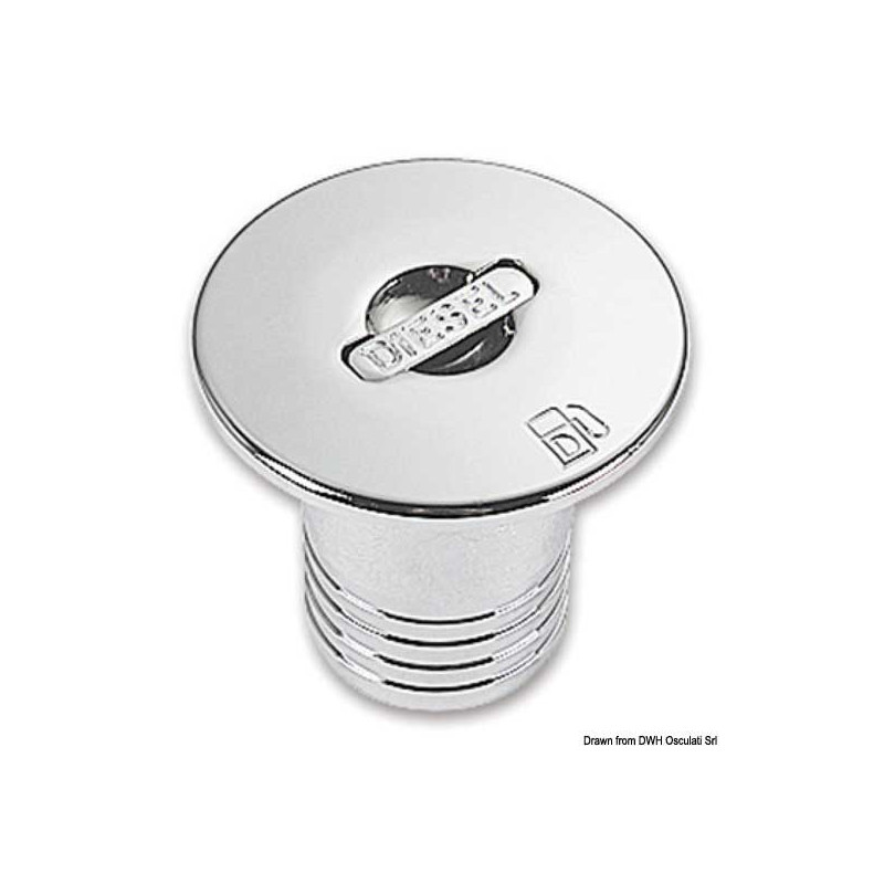 Bouchon en laiton chromé   