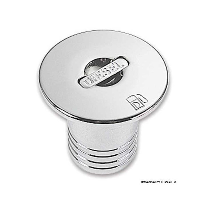 Bouchon en laiton chromé   