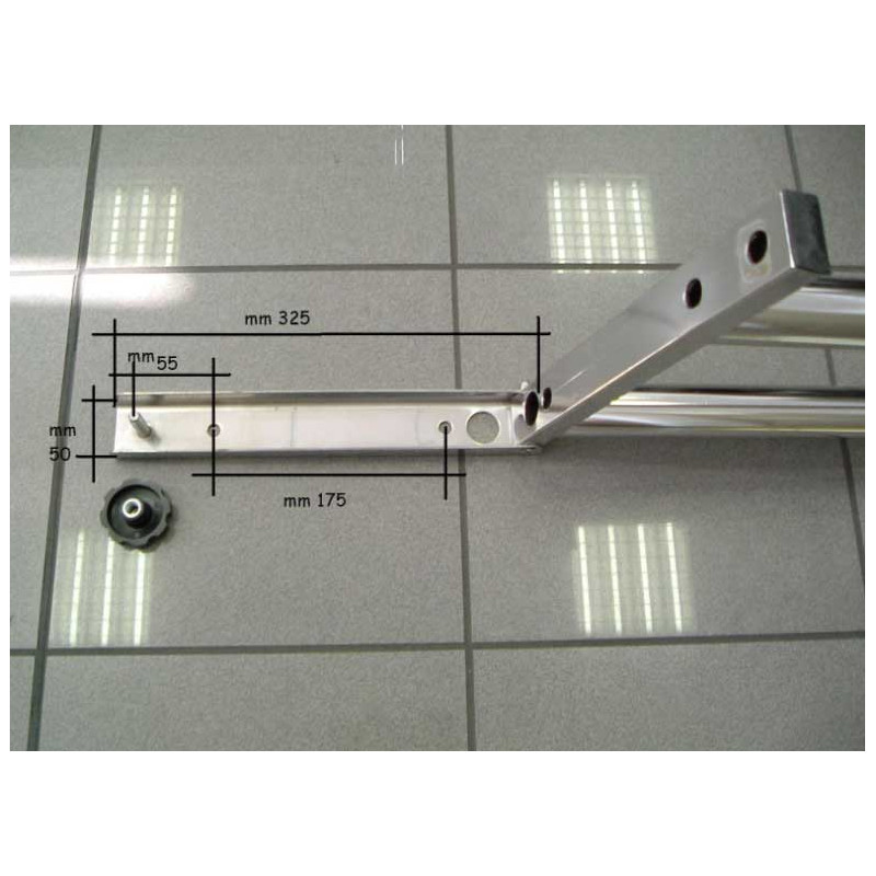 Roll bar rabattable pour bateau