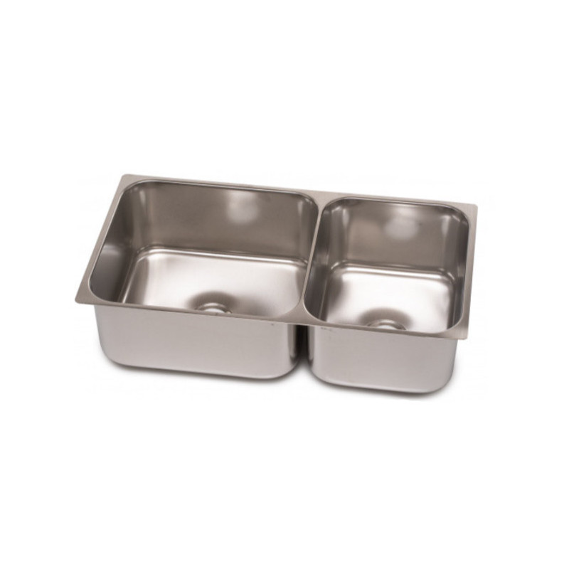 Evier inox double