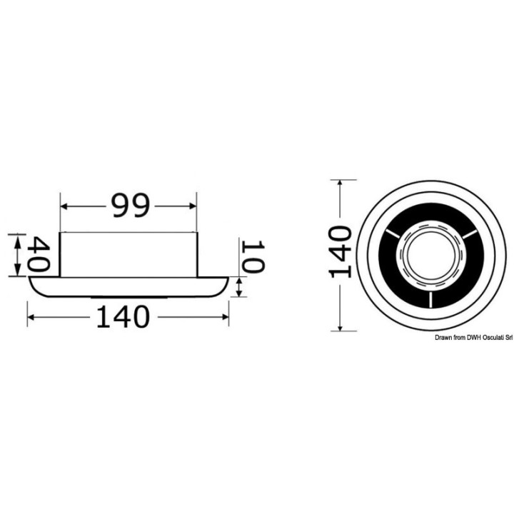 Spot avec aspiration
