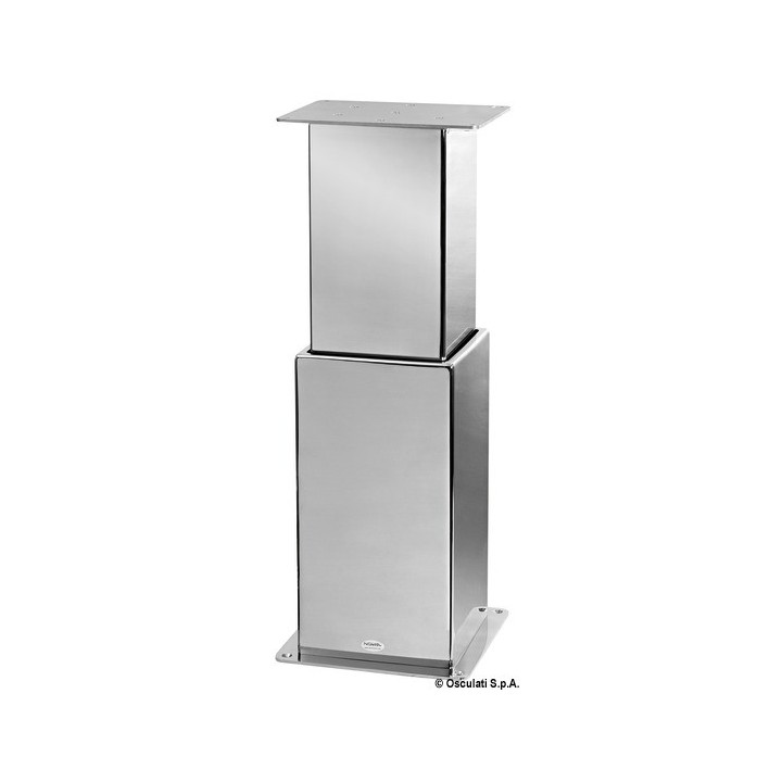 Pied de table électrique SQUARE inox          