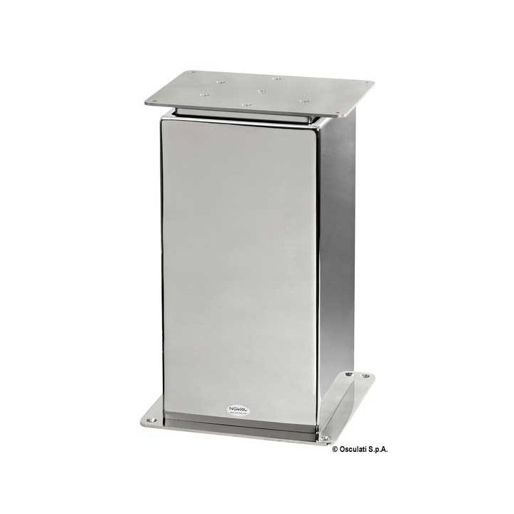 Pied de table électrique SQUARE inox          