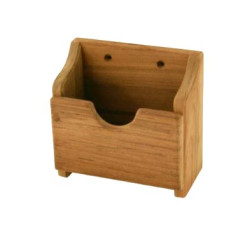 Porte-boussole en teck