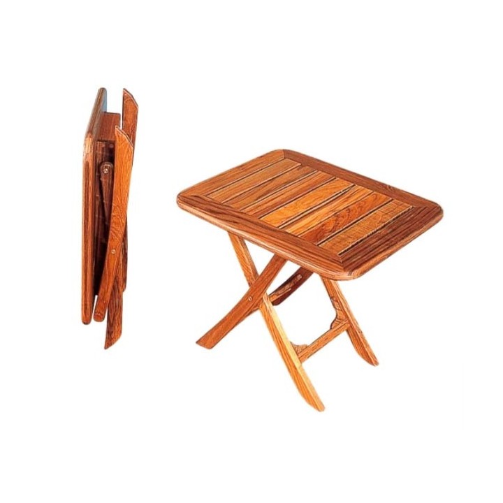 Petite table pliante teck