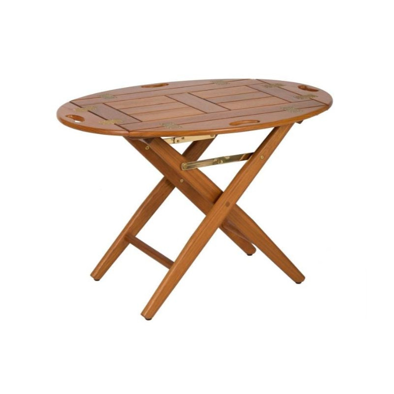 Table d'appoint convertible en teck