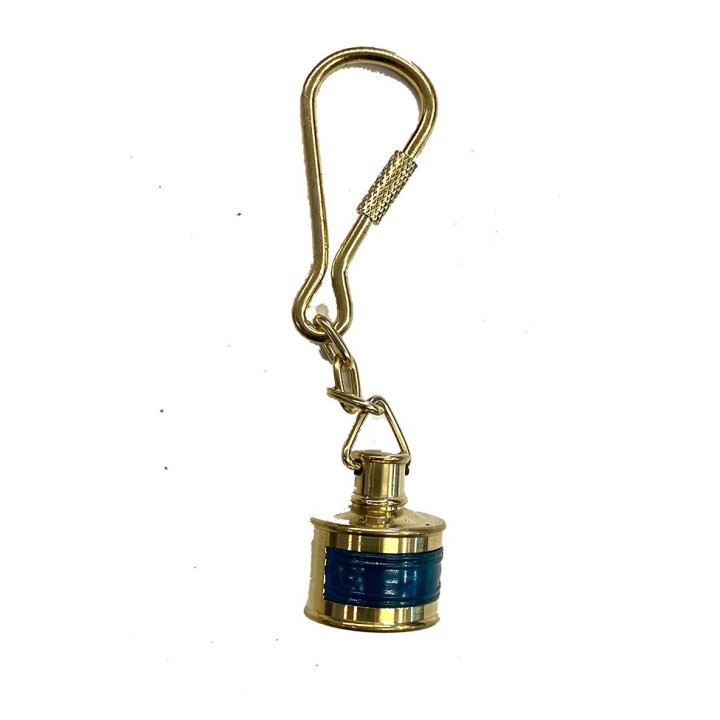 Porte-clés Télescope En Laiton - Mini Télescope Fonctionnel 7,6 Cm, Style Marine, Cadeau Original