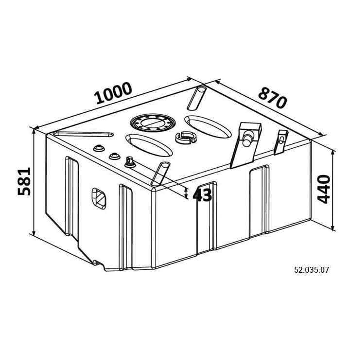 Réservoirs essence / gasoil      