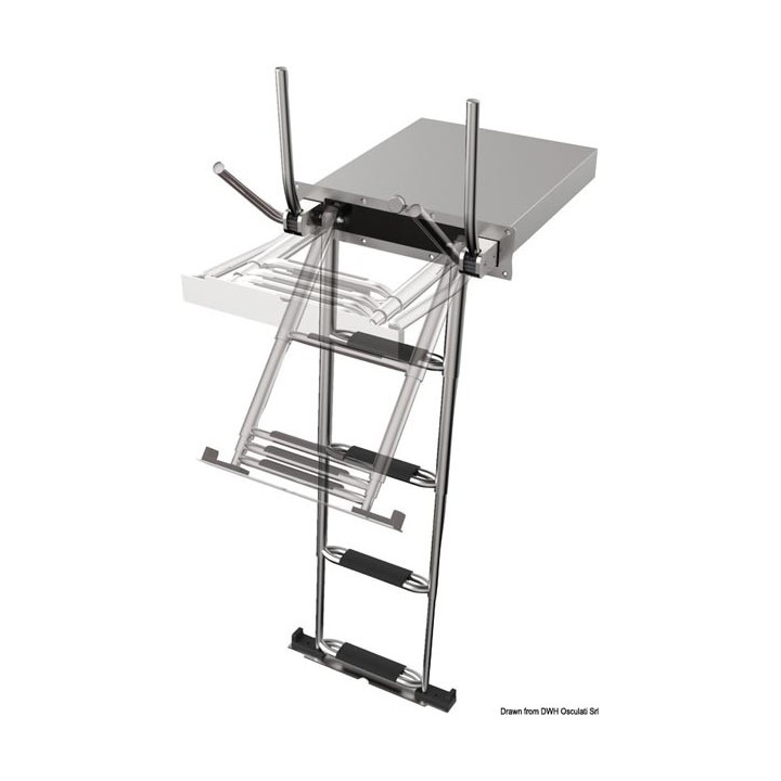 Echelle encastrable EasyUp avec poignée 