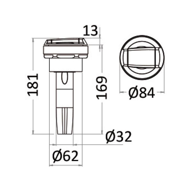 Douche Saturn avec mitigeur intégré    - 15.470.11-12