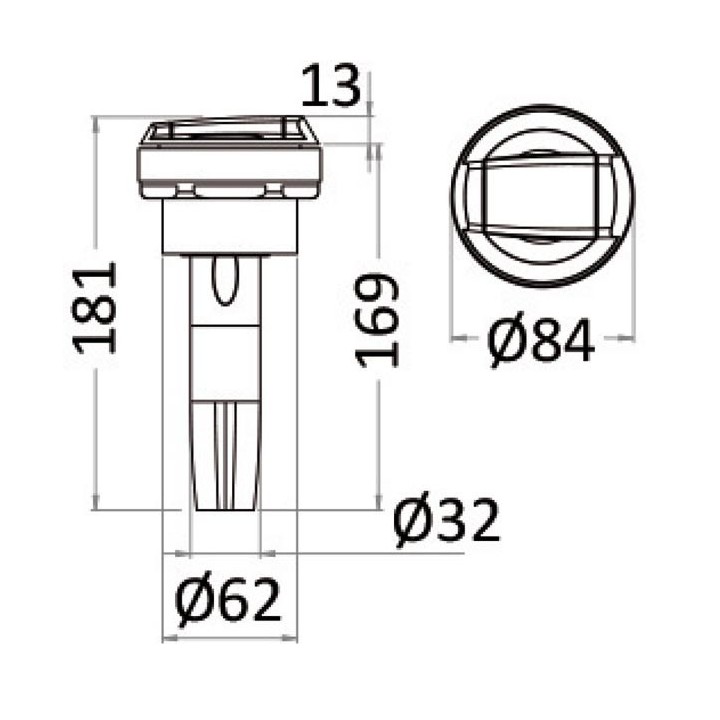 Douche Saturn avec mitigeur intégré    - 15.470.11-12