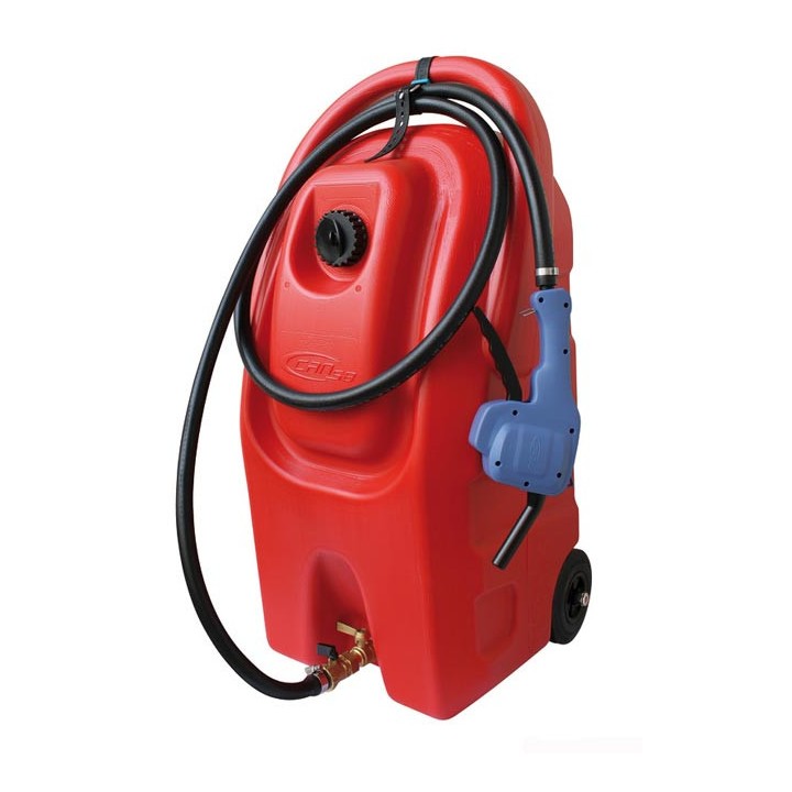 Jerrican carburant roulant 