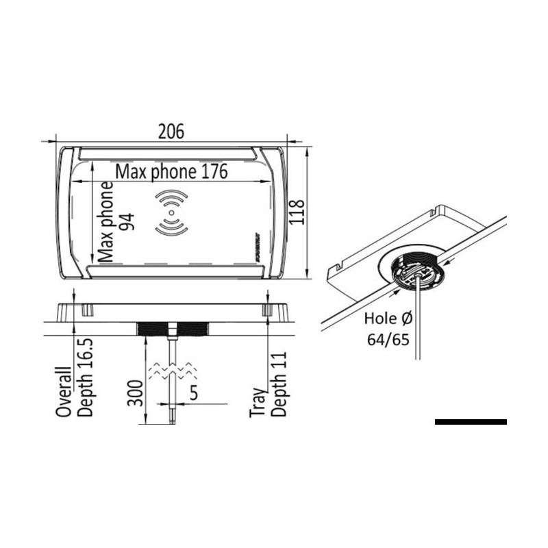 Chargeur sans fil ROKK CATCH - 14.515.07