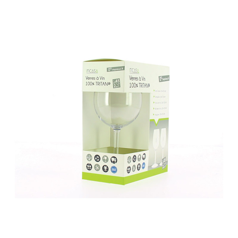 Verres à vin de dégustation tritan (lot de 2) 