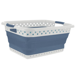 Corbeille à linge rétractable