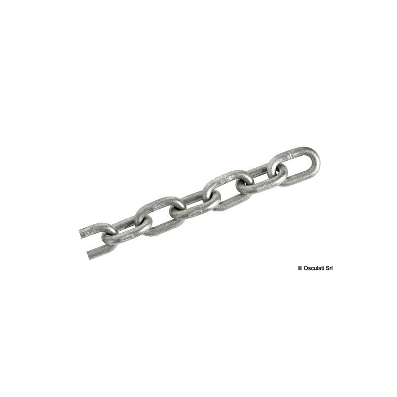 Chaîne galvanisée calibrée HAUTE RESISTANCE       