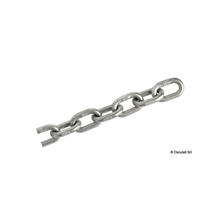 Chaîne galvanisée calibrée HAUTE RESISTANCE       