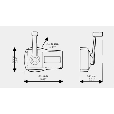 Boitier B89 / B90 mono-levier