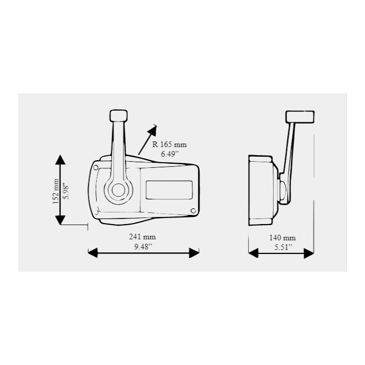Boitier B89 mono-levier