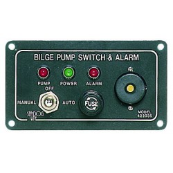 Tableau commande pompe + alarme