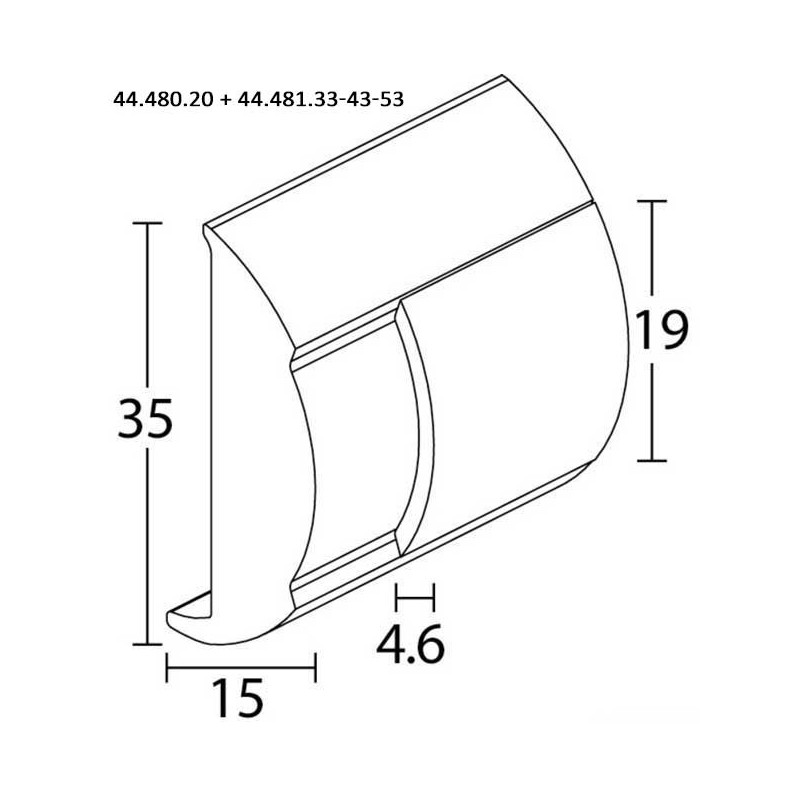 Base PVC pour défenses de quai  
