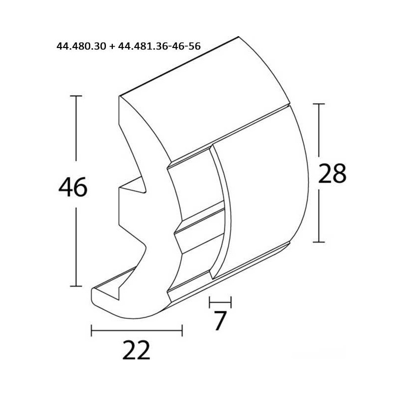 Base PVC pour défenses de quai  
