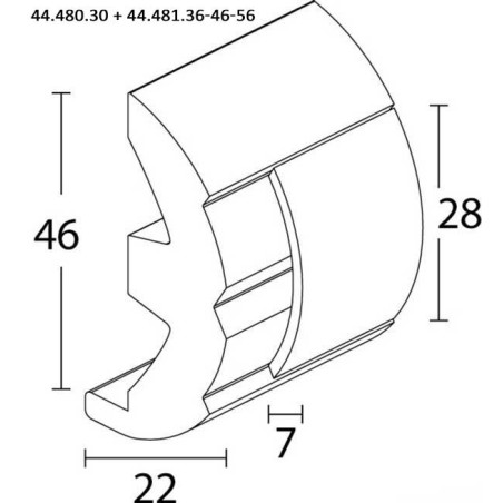 Base PVC pour défenses de quai  