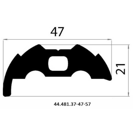 Base PVC pour défenses de quai  