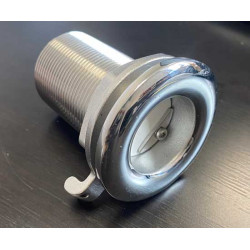 Passe-coque inox avec anti-retour