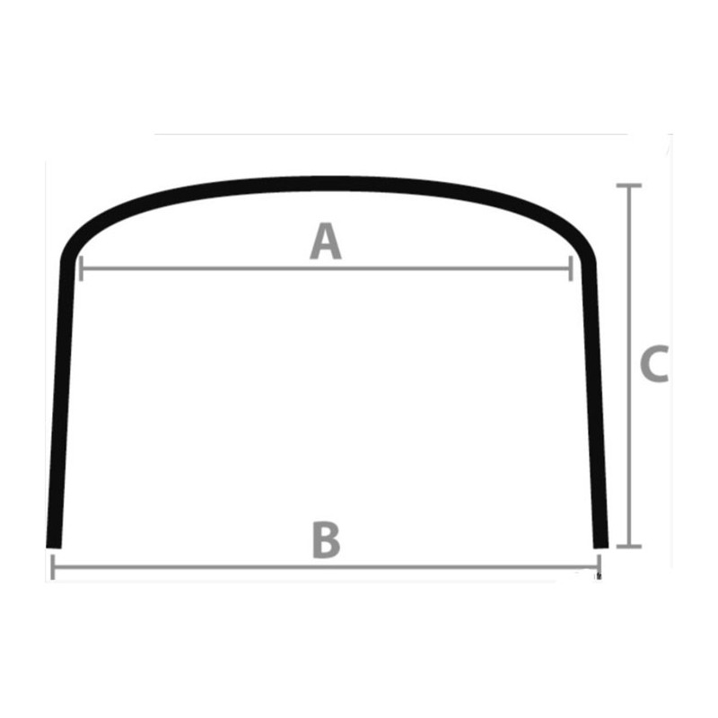 Taud pliable 3 arceaux haut  