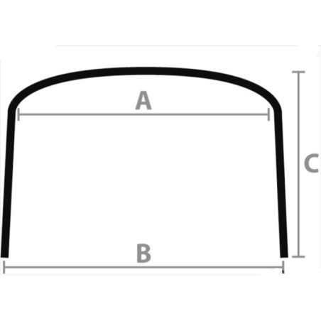 Taud pliable 3 arceaux haut  