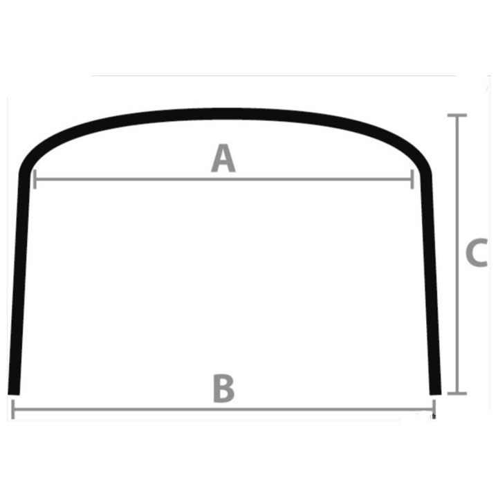 Taud pliable 3 arceaux haut  