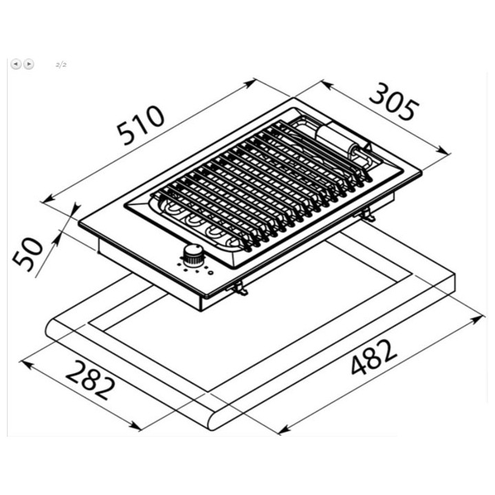 Barbecue électrique inox