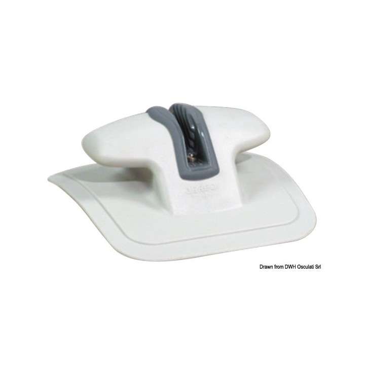 Bitte de proue ou davier pour canots pneumatiques