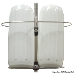 Support pare-battage repliable