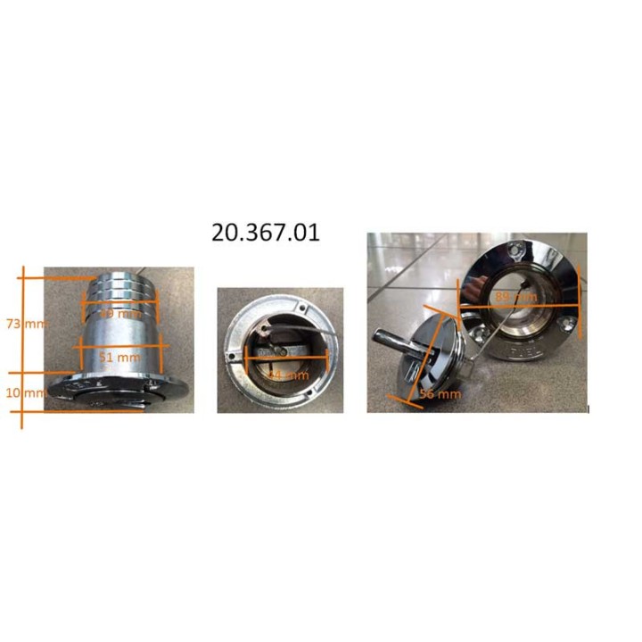 Bouchon de nable "Utility" affleurant - nable de vidange bateau