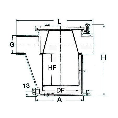 Filtre eau moteur