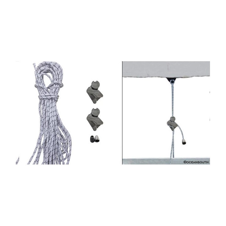 Bâche pour canots pneumatiques simples. Modèle universel couvrant le moteur.