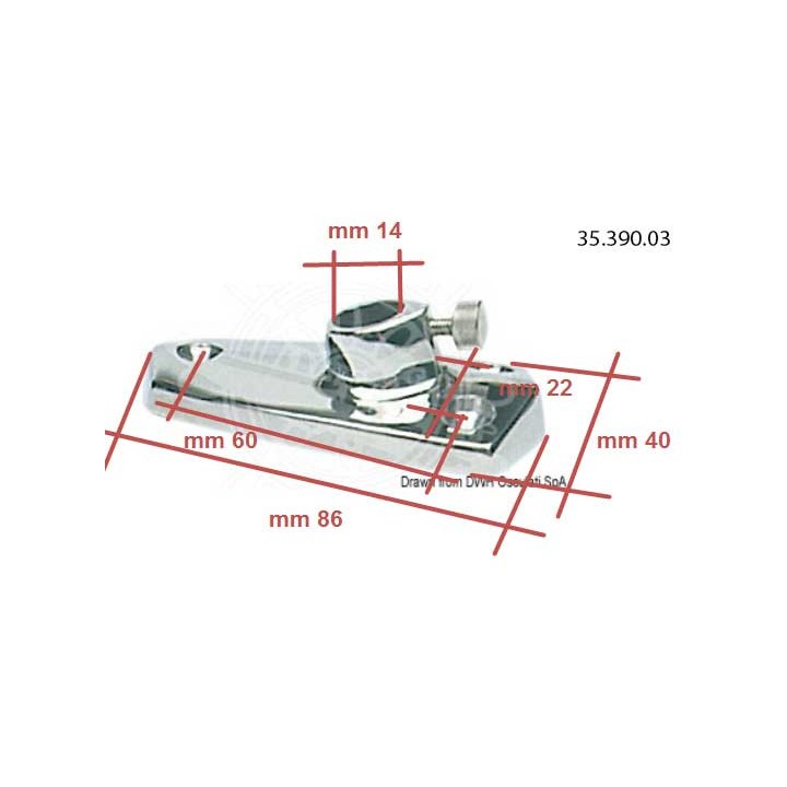 Bases pour mâts de pavillons