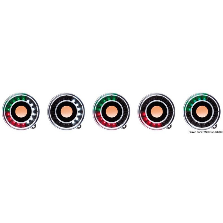 Lampe NaviLight 360° tricolore