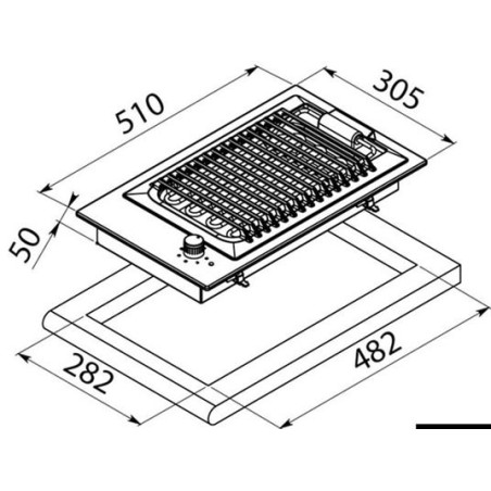 Barbecue électrique 220V 