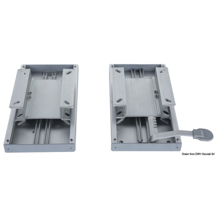 Paire de coulisseaux pour siège double 