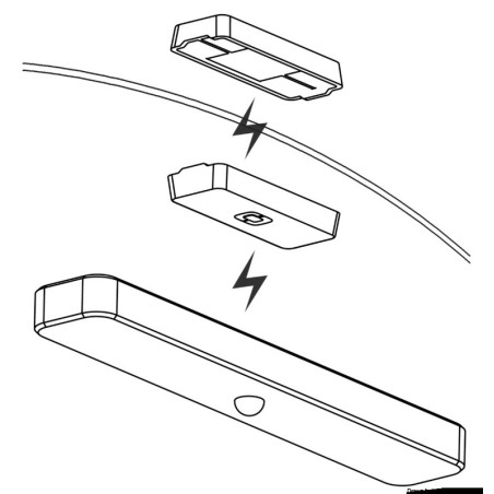 Barrette lumineuse magnétique 