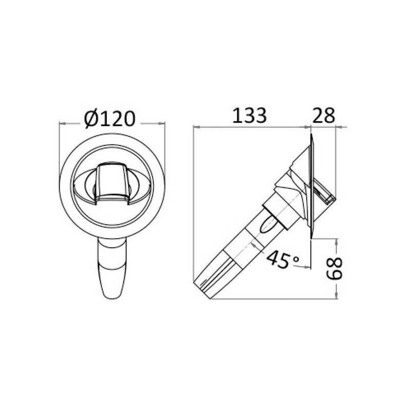 Douche eau froids Saturn 