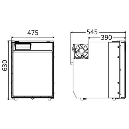 Réfrigérateur Frigo 12/24V 