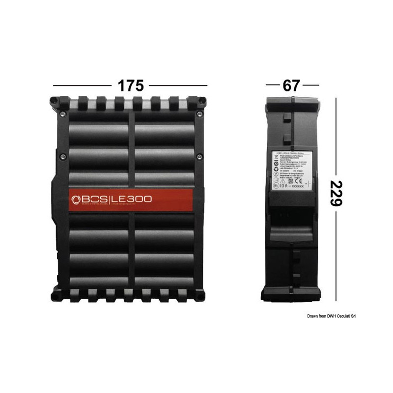 BOS LE300 extension pour batteries 