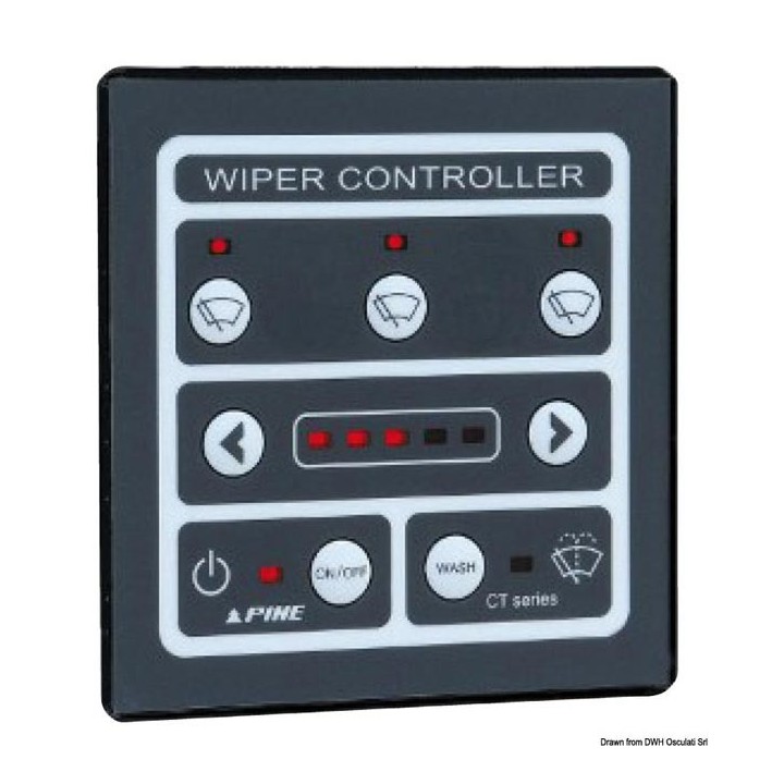 Commande pour 2 essuie-glaces 