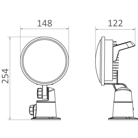 Projecteur LED orientable Moonlight 