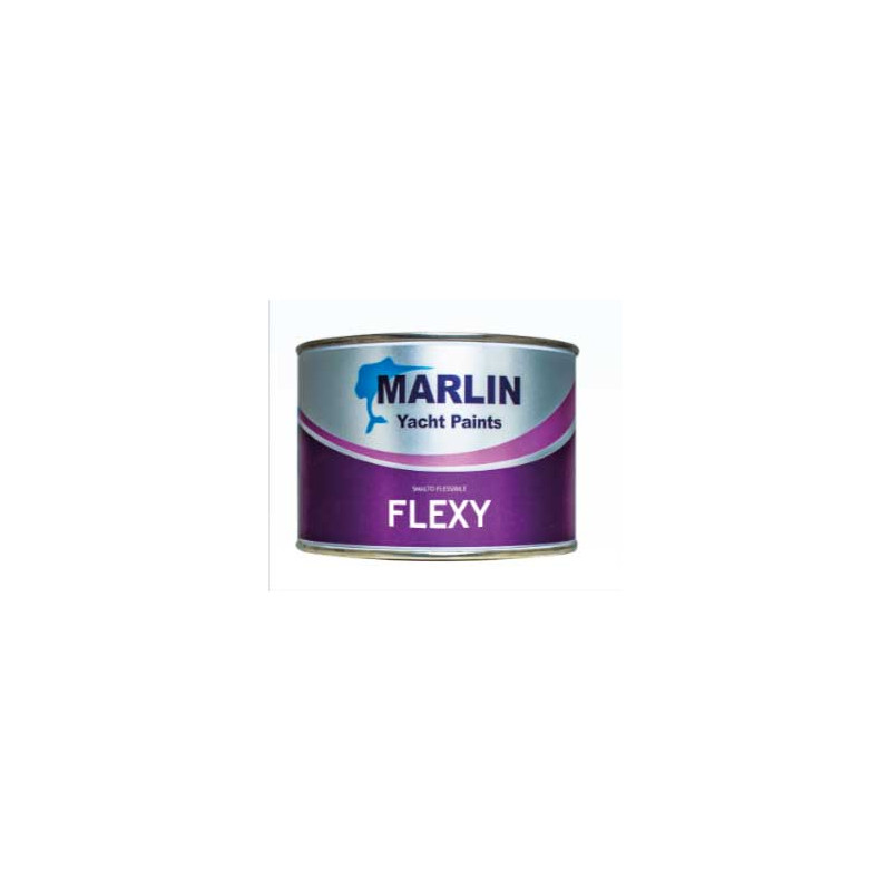 Flexy par Marlin : Peinture - laque flexible semi-brillante pour canots pneumatiques, tissus néoprène; vinyle et PVC.